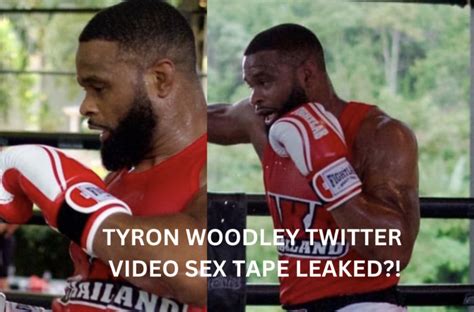 tyron woodley leak|Tyron Woodley sex tape leak: fighter remains silent as he